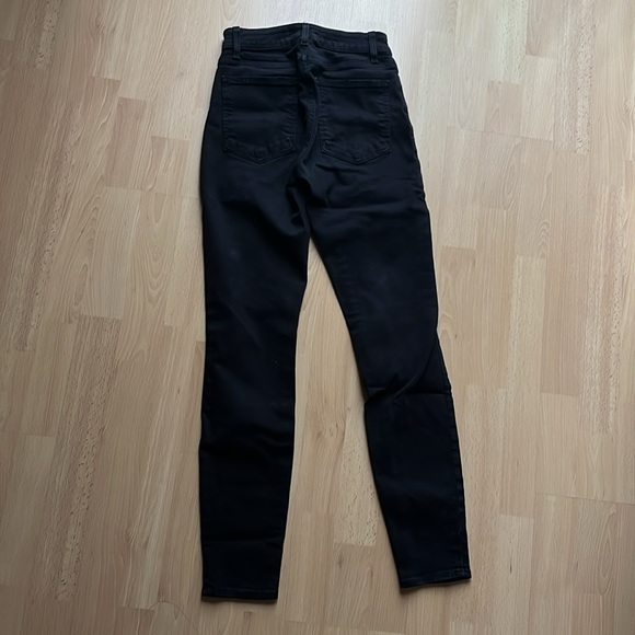 American Apparel High-Rise Skinny Jeans - Black - Picture 3 of 11